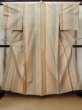 Photo1: Mint L1220G Used Japanese womenPale Light Multi Color HITOE unlined / Silk. Stripes   (Grade A) (1)