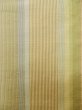 Photo5: Mint L1220G Used Japanese womenPale Light Multi Color HITOE unlined / Silk. Stripes   (Grade A) (5)