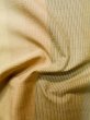 Photo11: Mint L1220G Used Japanese womenPale Light Multi Color HITOE unlined / Silk. Stripes   (Grade A) (11)