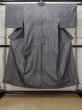 Photo1: L1220M Used Japanese women  Black HITOE unlined / Silk. Circle,   (Grade B) (1)