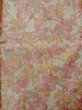 Photo4: Mint L1220Z Used Japanese women Pale Red OSHIMA TSUMGI pongee / Silk. Flower,   (Grade A) (4)