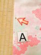 Photo14: M0110B Used Japanese women Light Pink JUBAN undergarment / Mousseline. Chrysanthemum,   (Grade D) (14)