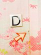 Photo17: M0110B Used Japanese women Light Pink JUBAN undergarment / Mousseline. Chrysanthemum,   (Grade D) (17)
