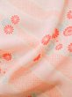 Photo12: M0110C Used Japanese women  Pink JUBAN undergarment / Mousseline. Chrysanthemum   (Grade D) (12)