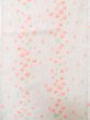 Photo4: M0110E Used Japanese women  White JUBAN undergarment / Cotton. Flower   (Grade D) (4)