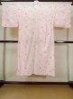 Photo2: M0110F Used Japanese women Light Pink JUBAN undergarment / Mousseline. UME plum bloom,   (Grade D) (2)