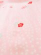 Photo10: M0110F Used Japanese women Light Pink JUBAN undergarment / Mousseline. UME plum bloom,   (Grade D) (10)