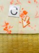 Photo14: M0110I Used Japanese women  Ivory JUBAN undergarment / Mousseline. Flower,   (Grade D) (14)