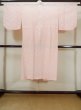 Photo2: M0110J Used Japanese women  Pink JUBAN undergarment / Mousseline. Geometrical pattern,   (Grade D) (2)