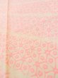 Photo7: M0110J Used Japanese women  Pink JUBAN undergarment / Mousseline. Geometrical pattern,   (Grade D) (7)
