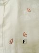 Photo19: M0110S Used Japanese women  White JUBAN undergarment / Silk.    (Grade C) (19)