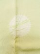 Photo11: Mint M0110Y Used Japanese womenPale Light Yellowish Green JUBAN undergarment / Silk. Flower,   (Grade A) (11)