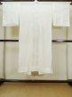 Photo2: M0111B Used Japanese women  White JUBAN undergarment / Synthetic.    (Grade C) (2)