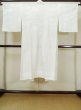Photo2: M0111C Used Japanese women  White JUBAN undergarment / Synthetic.    (Grade C) (2)