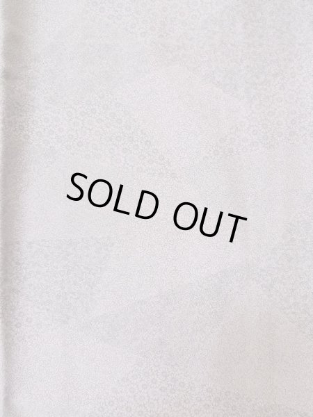 Photo3: Mint M0131E Used Japanese women Pale Wisteria KOMON dyed / Silk. Flower,   (Grade A) (3)