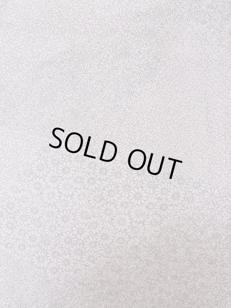 Photo5: Mint M0131E Used Japanese women Pale Wisteria KOMON dyed / Silk. Flower,   (Grade A) (5)