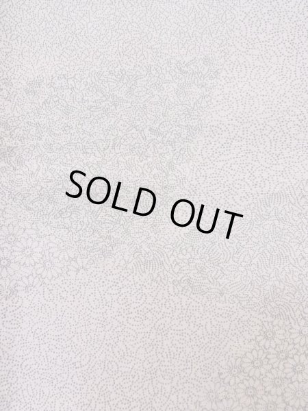 Photo6: Mint M0131E Used Japanese women Pale Wisteria KOMON dyed / Silk. Flower,   (Grade A) (6)