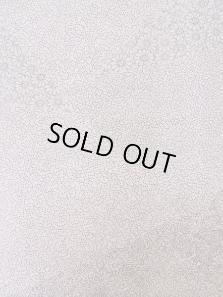 Photo7: Mint M0131E Used Japanese women Pale Wisteria KOMON dyed / Silk. Flower,   (Grade A) (7)