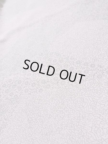 Photo8: Mint M0131E Used Japanese women Pale Wisteria KOMON dyed / Silk. Flower,   (Grade A) (8)