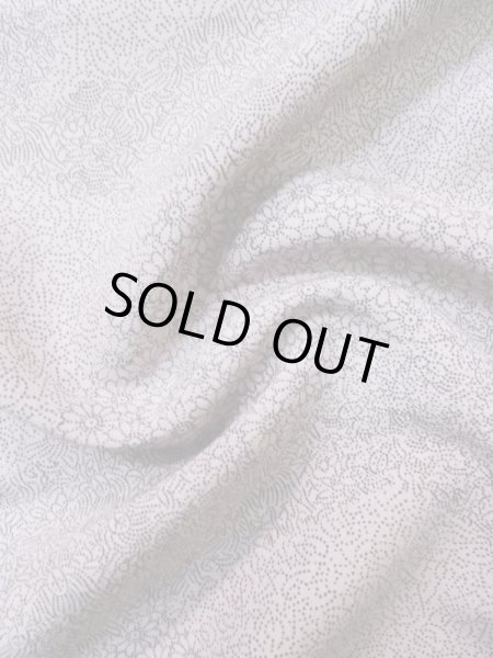 Photo11: Mint M0131E Used Japanese women Pale Wisteria KOMON dyed / Silk. Flower,   (Grade A) (11)