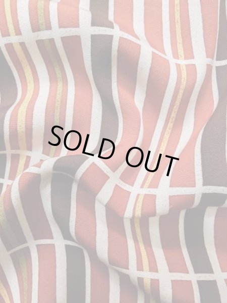 Photo12: M0131F Used Japanese women  White KOMON dyed / Synthetic. Line,   (Grade C) (12)