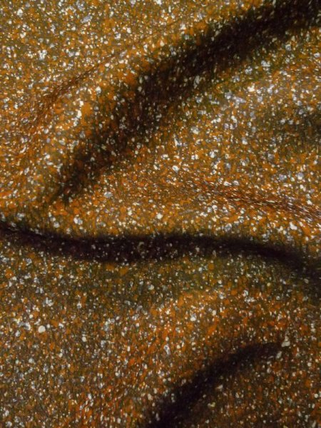 Photo9: Mint M0131G Used Japanese women Pale Brown KOMON dyed / Synthetic. Dot,   (Grade A) (9)