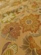Photo9: M0131L Used Japanese women  Beige KOMON dyed / Silk. Bird,   (Grade B) (9)