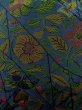 Photo6: M0131N Used Japanese women  Indigo Blue KOMON dyed / Silk. Flower,   (Grade A) (6)