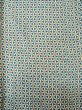 Photo3: M0131O Used Japanese women  White KOMON dyed / Silk. Crossed circles   (Grade D) (3)