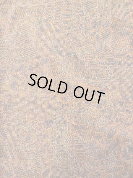 Photo4: Mint M0201C Used Japanese women  Red KOMON dyed / Cotton. Chinz pattern,   (Grade A) (4)