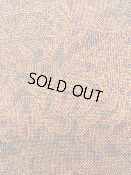 Photo8: Mint M0201C Used Japanese women  Red KOMON dyed / Cotton. Chinz pattern,   (Grade A) (8)