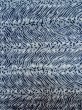 Photo5: M0207E Used Japanese men  Blue Men's Yukata / Cotton. Abstract pattern   (Grade C) (5)