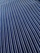 Photo8: M0207G Used Japanese men  Indigo Blue Men's Yukata / Cotton. Stripes tight-fitting sleeves  (Grade B) (8)