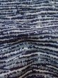 Photo11: M0207H Used Japanese men  Blue Men's Yukata / Cotton. Abstract pattern   (Grade B) (11)