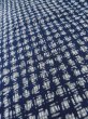 Photo8: M0207K Used Japanese men  Indigo Blue Men's Yukata / Cotton. Abstract pattern   (Grade D) (8)