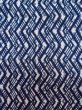 Photo5: Mint M0207L Used Japanese men  Indigo Blue Men's Yukata / Cotton. Geometrical pattern,   (Grade A) (5)