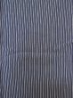 Photo4: M0207M Used Japanese men  Indigo Blue Men's Yukata / Cotton. Stripes   (Grade C) (4)
