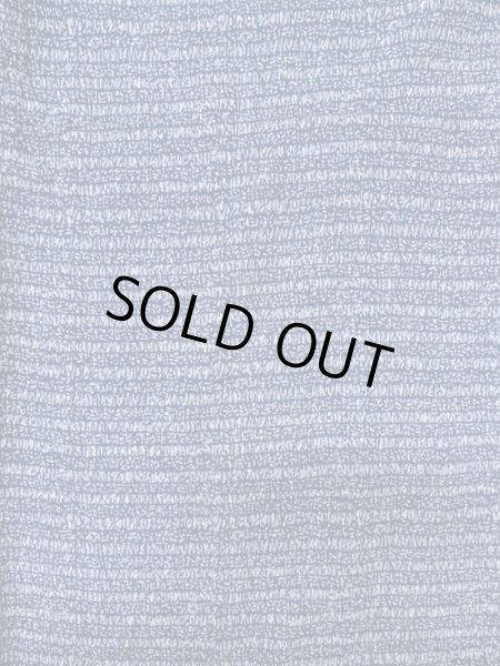 Photo3: M0207N Used Japanese men  Blue Men's Yukata / Cotton. Abstract pattern   (Grade C) (3)