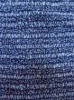 Photo5: M0207N Used Japanese men  Blue Men's Yukata / Cotton. Abstract pattern   (Grade C) (5)