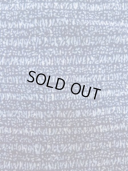 Photo5: M0207N Used Japanese men  Blue Men's Yukata / Cotton. Abstract pattern   (Grade C) (5)