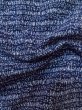 Photo9: M0207N Used Japanese men  Blue Men's Yukata / Cotton. Abstract pattern   (Grade C) (9)