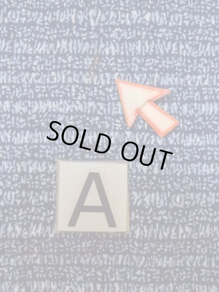 Photo12: M0207N Used Japanese men  Blue Men's Yukata / Cotton. Abstract pattern   (Grade C) (12)