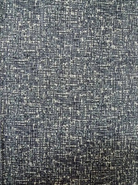 Photo4: M0207P Used Japanese women  Blue YUKATA summer(made in Japan) / Cotton. Abstract pattern   (Grade D) (4)