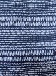 Photo5: M0207R Used Japanese men  Indigo Blue Men's Yukata / Cotton. Abstract pattern   (Grade C) (5)