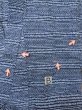 Photo13: M0207R Used Japanese men  Indigo Blue Men's Yukata / Cotton. Abstract pattern   (Grade C) (13)