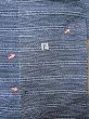 Photo16: M0207R Used Japanese men  Indigo Blue Men's Yukata / Cotton. Abstract pattern   (Grade C) (16)