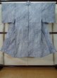 Photo1: M0207Z Used Japanese men  Indigo Blue Men's Yukata / Cotton. Dapple pattern Arimatsu-shibori(tie dye)  (Grade C) (1)