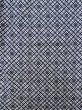Photo3: Mint M0208B Used Japanese men  Indigo Blue Men's Yukata / Cotton. Geometrical pattern   (Grade A) (3)