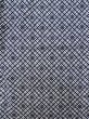 Photo3: Mint M0208B Used Japanese men  Indigo Blue Men's Yukata / Cotton. Geometrical pattern   (Grade A) (3)