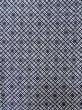 Photo4: Mint M0208B Used Japanese men  Indigo Blue Men's Yukata / Cotton. Geometrical pattern   (Grade A) (4)